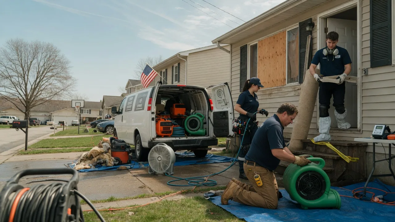 Water Damage Restoration in Mccordsville, IN near me